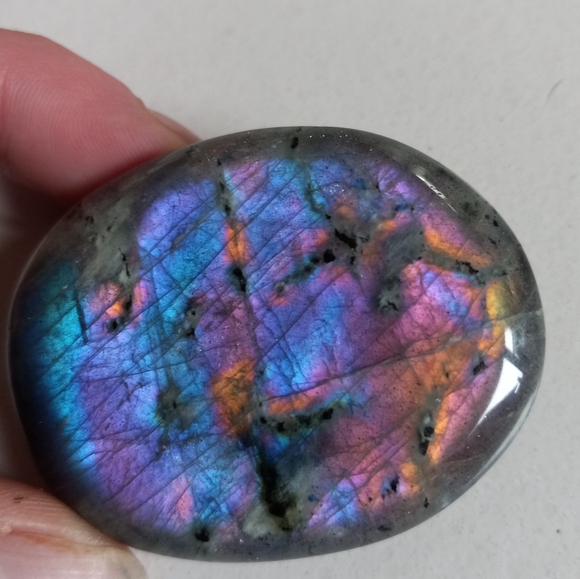Magical Sunset Flash Labradorite Palmstone!!!!! - Picture 7 of 12